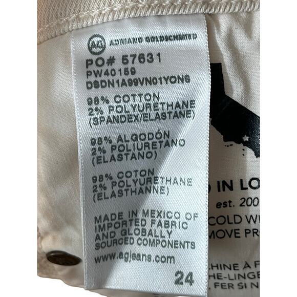AG Adriano Goldschmied Jeans Saige AG-ED™ high rise straight leg denim size 24 - Picture 6 of 8